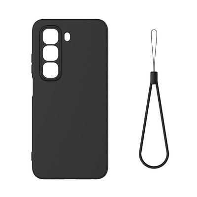 Heavy-Duty Waterproof Slim Silicone Case With Lanyard for Infinix Hot 50 4G NEW