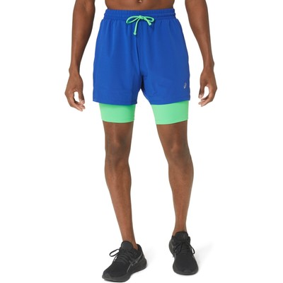 

НОВАЯ мужская одежда ASICS STRONG REPURPOSED RUN SHORT 2031D833, Royal/track, 2031D833