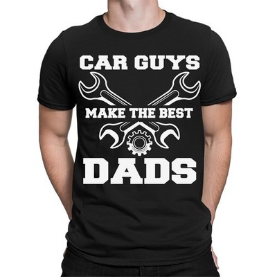 Car Guys Make The Best Dads Funny Garage Mechanic Classic Hombre T-Shirts #TA-89