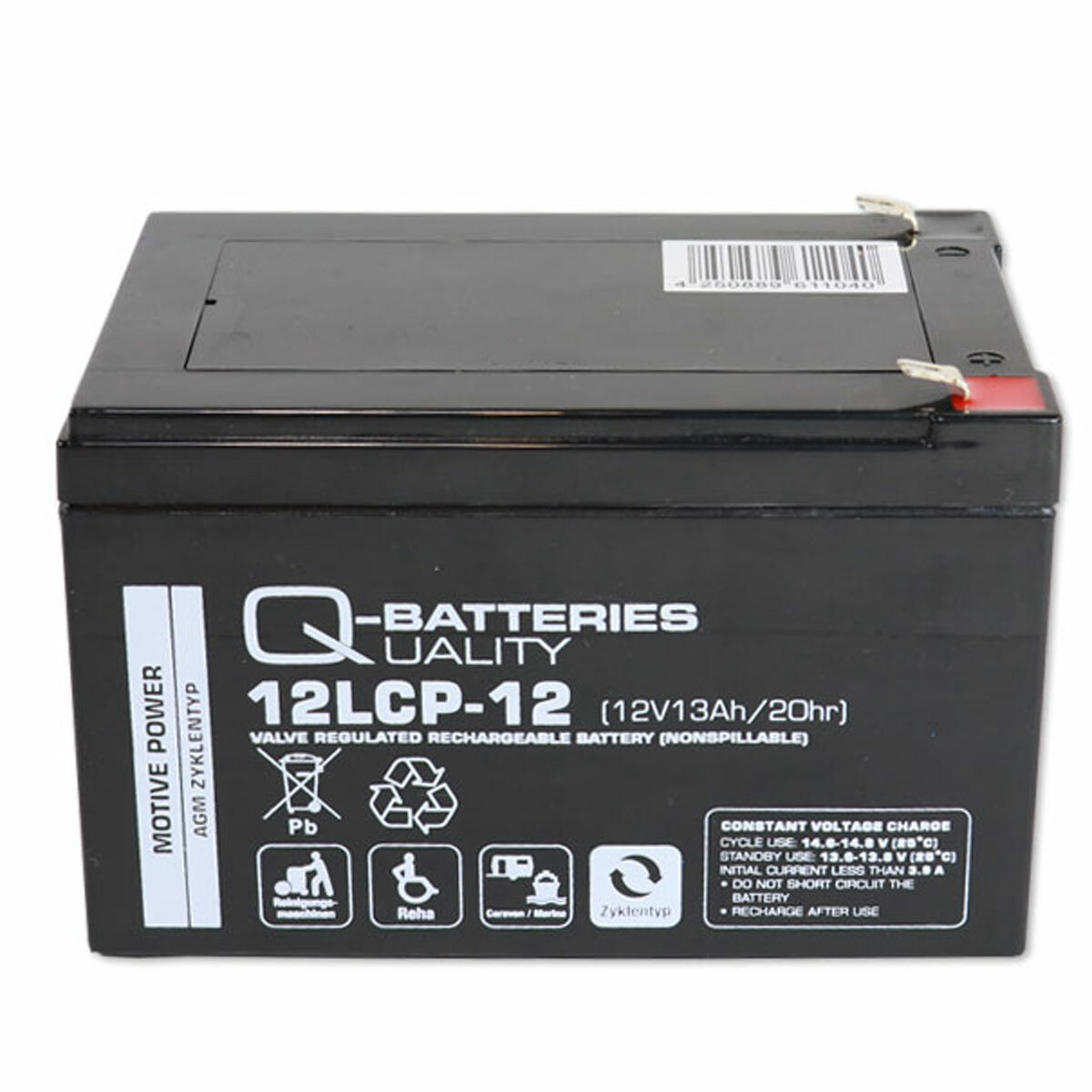 Ersatzakku 12V 12Ah für Teufel Rockster mobiles Event Soundsystem