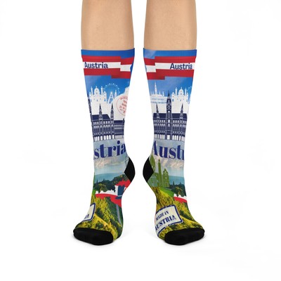 Austria Crew Socks, Beautiful Mountains, Serene Villages, Architecture, Castles