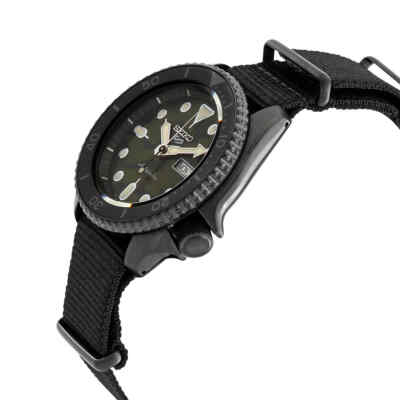 Pre-owned Seiko 5 Sports Automatic Green Dial Men's Watch Srpj37