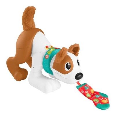 Fisher-Price HGY00 - Bello der Krabbel-Hund – deutsche Edition, elektronisches K