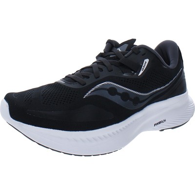 

Мужские кроссовки Saucony Guide 15, черно-белые спортивные и тренировочные кроссовки для зала, 8, широкие (E) BHFO 0214, Black/white, Guide 15