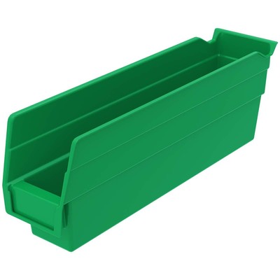 30110 Plastic Shelf Bins, Heavy Duty Storage Bins to Use for Garage Organizat...