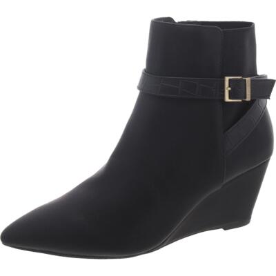 Kenneth Cole Reaction/ женские ботинки на танкетке Emmie из искусственной кожи; обувь BHFO 7709