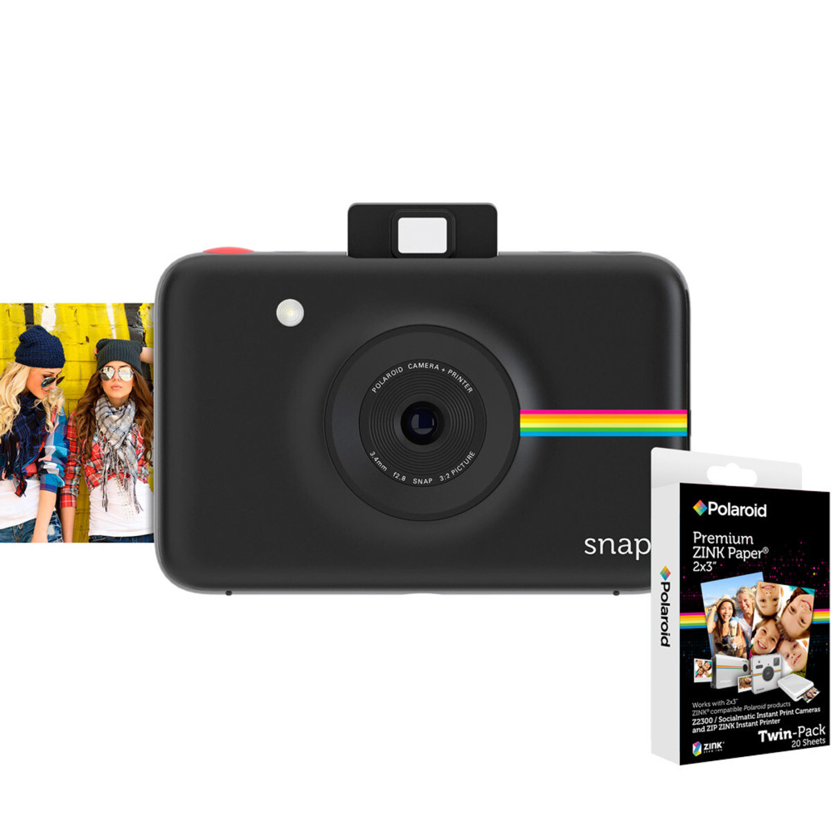 can you use hp zink paper in polaroid snap