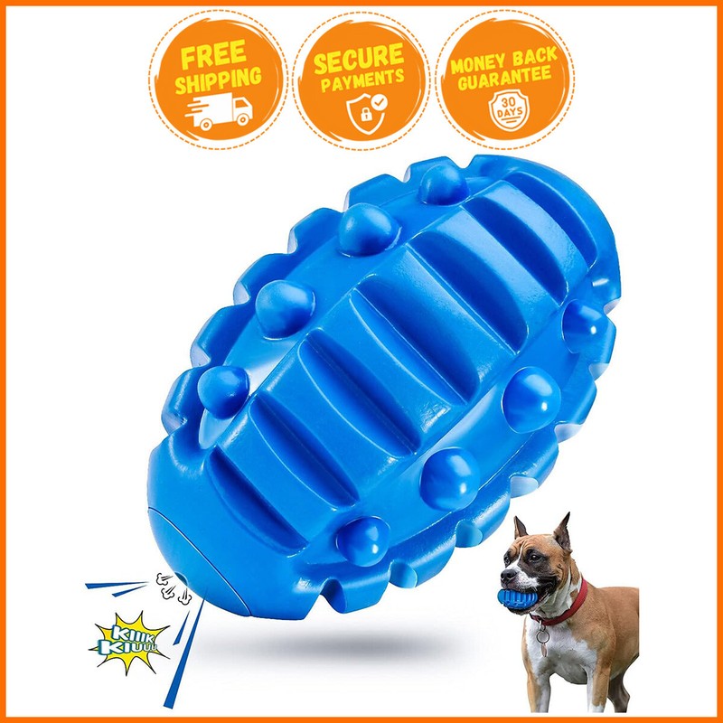 SQUEAKY DOG CHEW TOY Indestructible Aggressive Chewers Tough