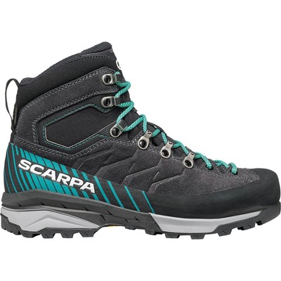 

Походные ботинки Scarpa Mescalito TRK GTX — женские, Dark anthracite/tropical green, Scarpa