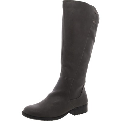 LifeStride Womens Xripley Faux Leather Tall Riding Boots Shoes BHFO 7222