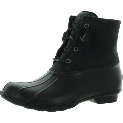 

Женские черные кожаные резиновые сапоги Sperry 8 Medium (B,M) BHFO 2791, Черный, STS88108