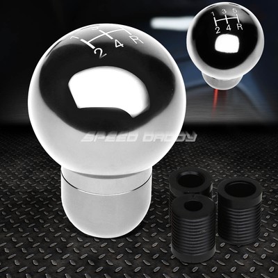 5-СТУПЕНЧАТАЯ МЕХАНИЧЕСКАЯ КОРОБКА ПЕРЕДАЧ M8/M10/M12 АЛЮМИНИЕВАЯ КРУГЛАЯ КОРОТКАЯ РУЧКА ПЕРЕКЛЮЧЕНИЯ ПЕРЕДАЧ, ХРОМИРОВАННАЯ