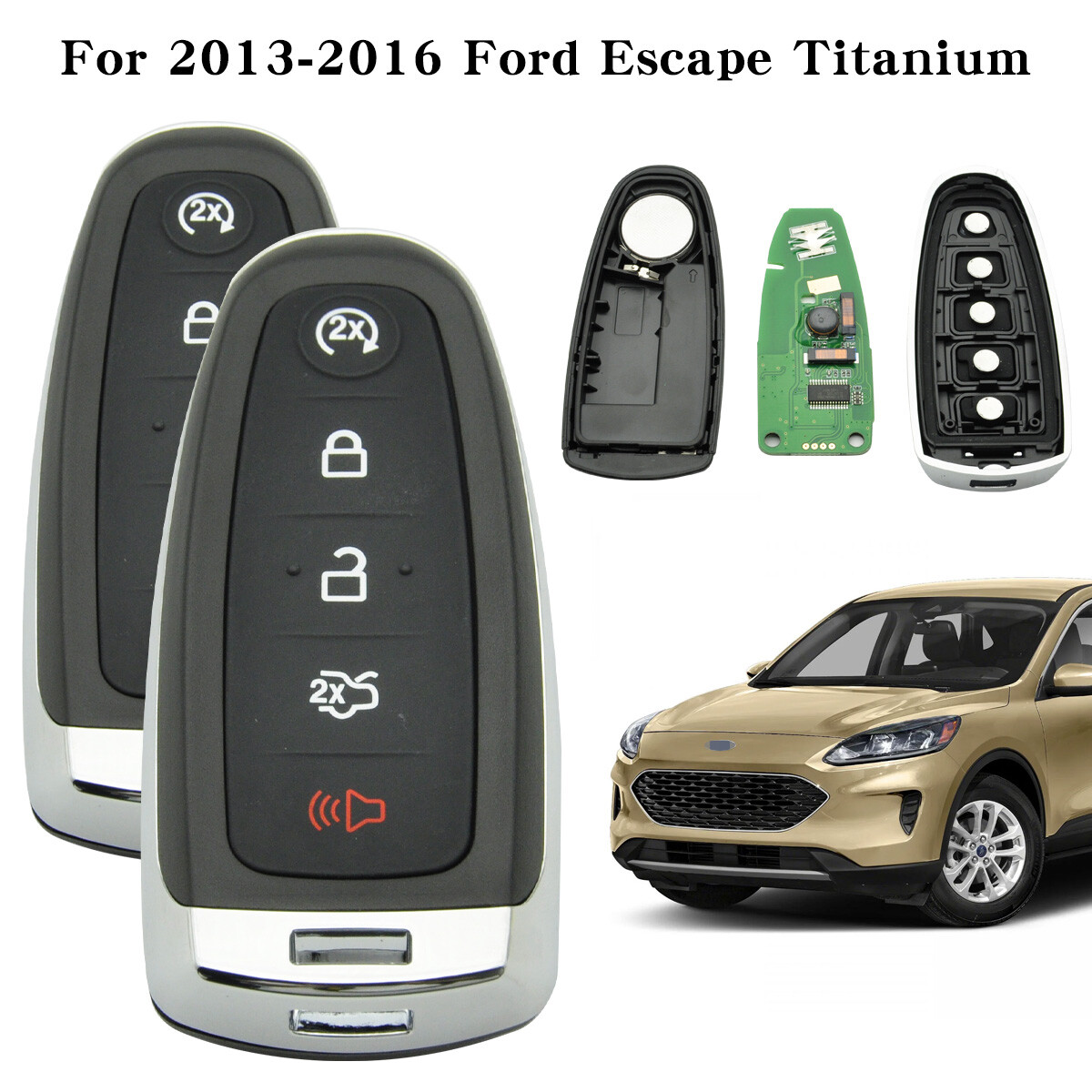For 2013 2014 2015 2016 2017 Ford Escape Smart Prox Remote Key Fob M3N5WY8609