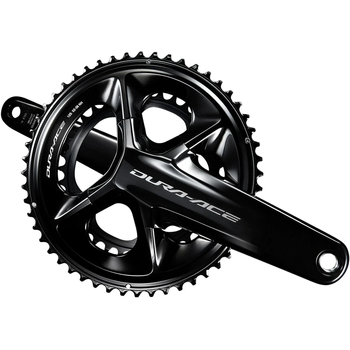 SHIMANO FC-R9200 Dura-Ace Double Crankset Black 170mm x 36/52t HOLLOWTECH II NEW