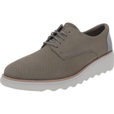 

Женские туфли-оксфорды на танкетке Clarks Sharon с кристаллами на шнуровке BHFO 3141, Sage nubuck, Sharon Crystal