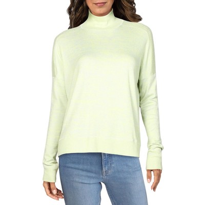 

Женская блузка-рубашка в рубчик зеленого цвета с высоким воротником Rag - Bone AVRYL, топ  BHFO 3800, Lime green multi