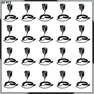 20x Handheld Microphone MH-67A8J Standard Dynamic Mobile Radio Speaker Mic 8 Pin