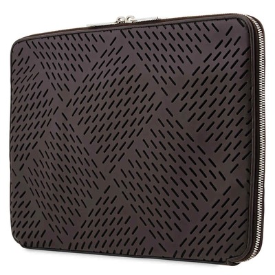 Pre-owned Bottega Veneta Perforated Document Case 578151 Vmav0 2139 In Brown