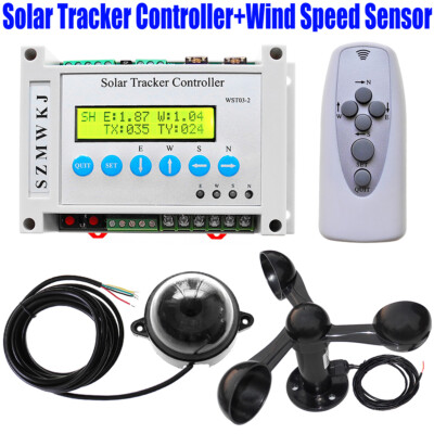 6000N Complete Dual Axis Solar Panel Track LCD Solar Auto Tracking Tracker Kits
