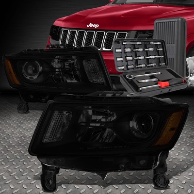 ДЛЯ 14-16 GRAND CHEROKEE ТОНИРОВАННЫЙ КОРПУС, ЯНТАРНАЯ БОКОВАЯ ФАРА ПРОЕКТОРА + НАБОР ИНСТРУМЕНТОВ
