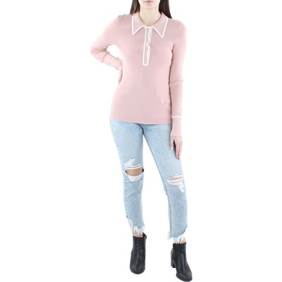 Экипировка Femme Womens Julianne Розовый уютный пуловер Свитер Рубашка XXS BHFO 7156