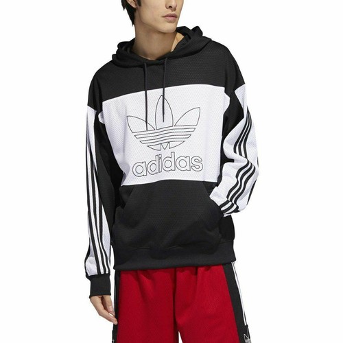 

[DV3173] Мужская толстовка с капюшоном Adidas Originals Mesh Layup, Черный