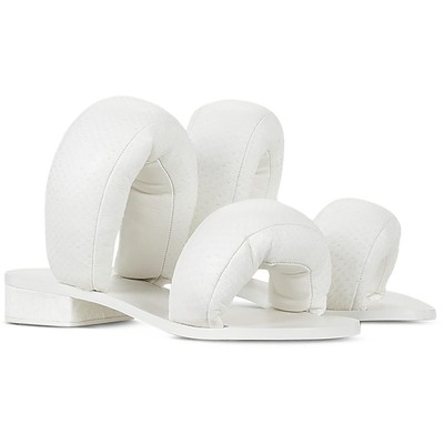 Женские туфли Cult Gaia Pillow White без шнуровки на каблуке 6 средних размеров (B, M) BHFO 2629