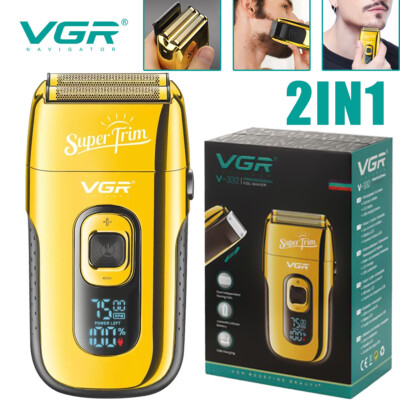 Mens Professional Rechargeable Electric Shaver Trimmer Razor For Hair Beard Gift