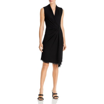 

Kobi Halperin Женское платье длиной до колена с запахом и запахом спереди BHFO 2698, Черный