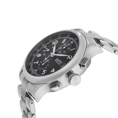 Pre-owned Eberhard & Co . Men's Watch Traversetolo Chronograph Black Dial 31051.3