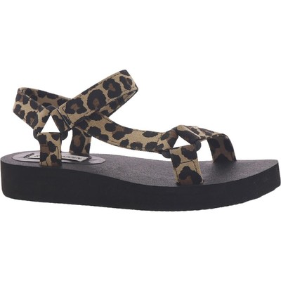

Женские коричневые сандалии на танкетке Steve Madden Henley 8, средние (B,M) BHFO 8090, Leopard, Henley