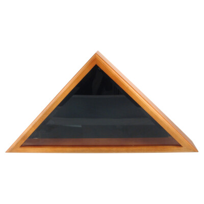 Grant Burial Flag Display Case for 5' x 9.5' Flag - Oak - No Flag