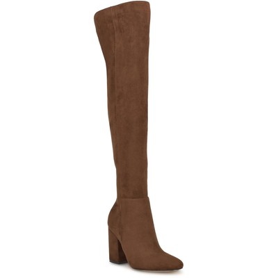 Женские ботфорты Nine West Naomis 2 коричневого цвета 9 среднего размера (B,M) BHFO 6531