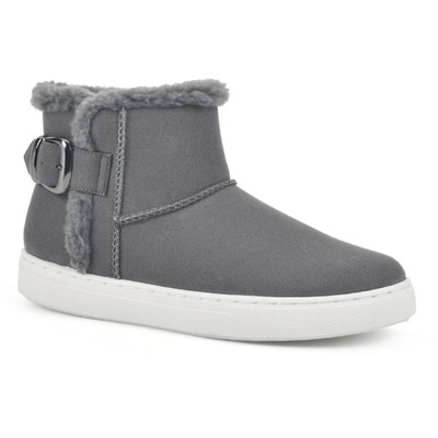 

Женские серые ботильоны Cliffs by White Mountain Beamish 8,5 Medium (B,M) BHFO 5385, Grey fabric
