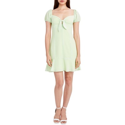 BCBGeneration Женское короткое летнее мини-платье с квадратным вырезом BHFO 4497