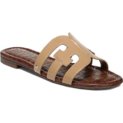 

Женские кожаные шлепанцы без шнуровки Sam Edelman с открытым носком BHFO 6493, Bay
