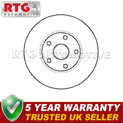 Front 1x Brake Disc Fits Jaguar XK8 1996-2002 XJ 1997-2003 3.2 4.0 MJA1791AA