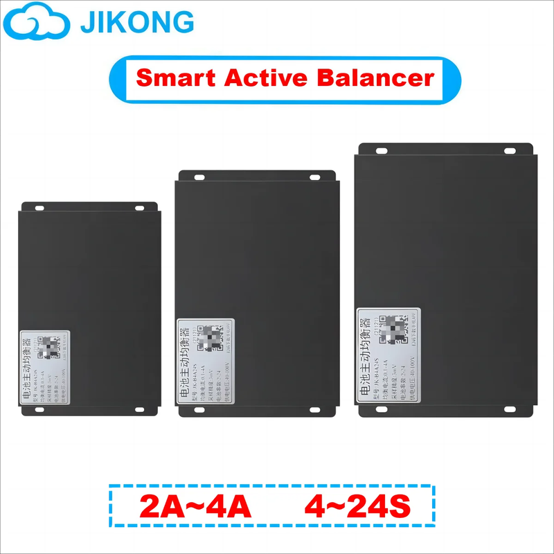 JKBMS 2A 4A Smart Active Balancer 8S 10S 14S 16S 20S 21S 22S 24S Lifepo4 Li-ion