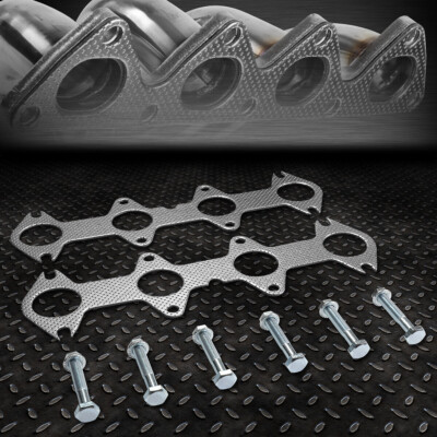 ДЛЯ 04-10 FORD F150 5.4L V8 4WD АЛЮМИНИЕВАЯ ПРОКЛАДКА КОЛЛЕКТОРА ВЫПУСКНОГО КОЛЛЕКТОРА С БОЛТАМИ
