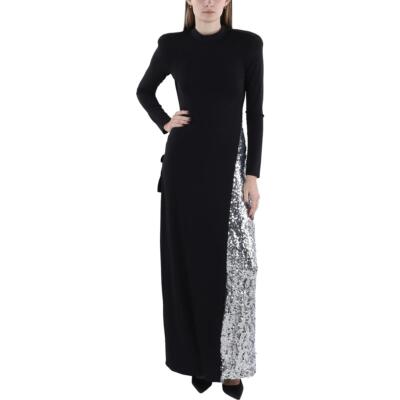 BCBGMAXAZRIA Женское макси-платье с блестками для особых случаев, вечернее платье BHFO 4071