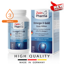 Omega 3 Gold Brain Edition (120 capsules) Memory Support ...