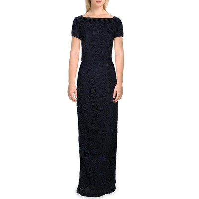 

JS Collections Женское темно-синее вечернее платье в полный рост крючком  BHFO 1273, Navy