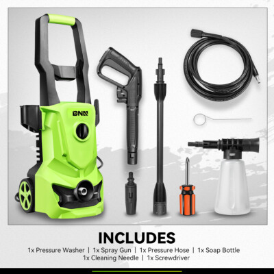1813 PSI 1.45GPM High Pressure Power Washer Portable Electric Cleaner Machine