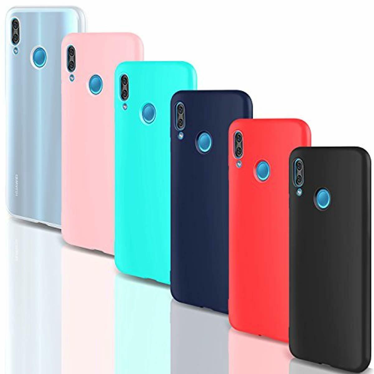 coque huawei p20 lite en silicone rouge