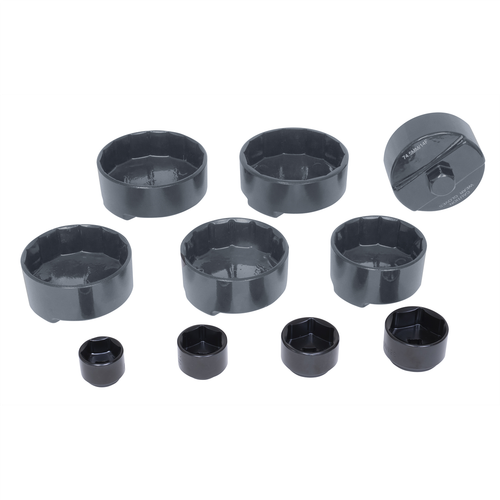Lisle 62250 Filter Wrench & Socket Set, 10 pc.