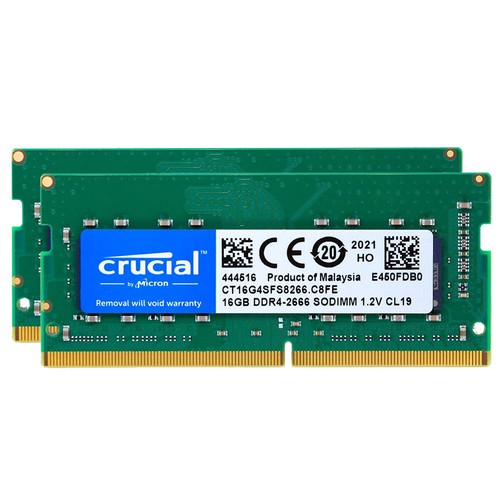DDR4 2666 16GB×2 32GB Crucial 32GB Kit (16GB x 2) DDR4 2666 MT/s (PC4-21300