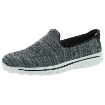 

Skechers Женские вязаные прогулочные туфли Go Walk 2-Hypo B/W 7 Medium (B,M) BHFO 3626, Black/white