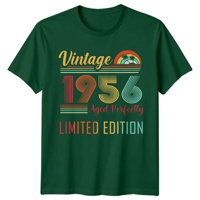 Vintage 1956 70th Birthday Gift Herren T-Shirt Retro Milestone Limited Edition