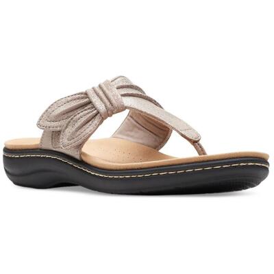 

Женские повседневные сандалии Clarks LAURIEANN RA из искусственной кожи на плоской платформе BHFO 7612, Taupe metallic, LAURIEANN RA