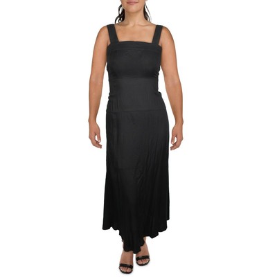 

Женское черное тканое дневное платье макси с присборами Vince Camuto, 1 шт. BHFO 8940, Черный